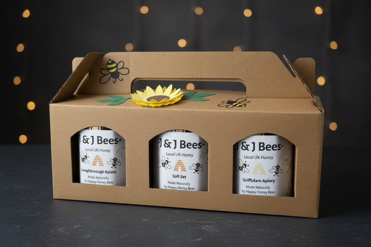 Honey jar gift set